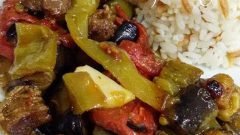 Güveçte Etli Patlıcan Kebabı