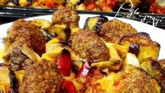 Köfteli Patlıcan Kebabı