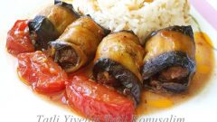 Köfteli Patlıcan Sarma
