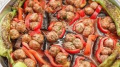 Misket Köfteli Karnıyarık