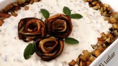 Sarımsaklı Yoğurtlu Patlıcan