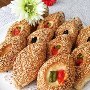 Susamlı Simit Poğaca