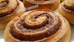 Tarçınlı Rulo Çörek