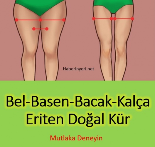 Bel, Basen, Bacak ve Kalça Eriten Doğal Kür