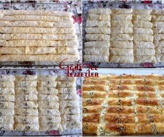 Baklavalık Yufkadan Peynirli Börek