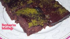 Bitter Çikolatalı Browni Kek