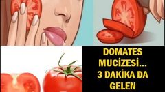 Domatesin Mucize Etkisi… 3 Dakikada Gelen Güzellik..! Bakın Nasıl Uygulanıyor..?
