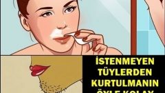 İstenmeyen Tüylerden Kurtulmanın Öyle Kolay Bir Yöntemi Varmış Ki… Şok Olacaksınız !