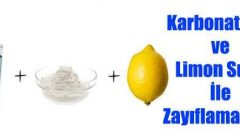 Karbonatlı Su ve Limon Suyu İle Muhteşem Zayıflama Kürü