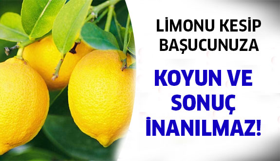 Yatmadan önce yatağınızın yanına kesilmiş bir limon koyduğunuzda