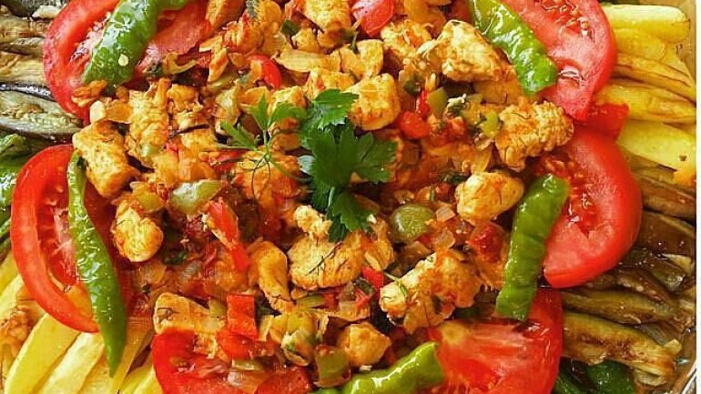 Tavuklu Parmak Kebabı