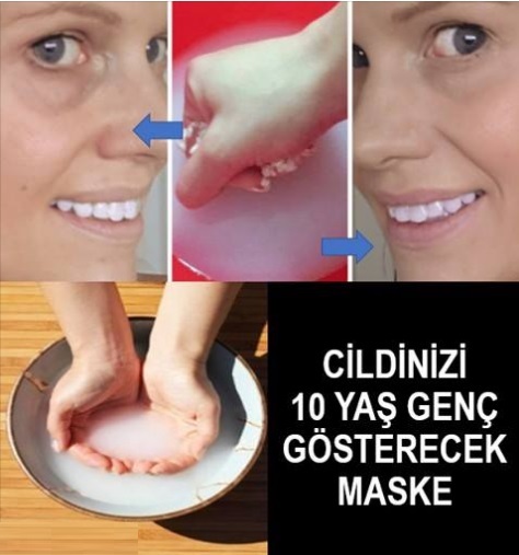 Yüzü 10 yaş genç gösteren pirinç maskesi