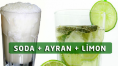 Soda Ayran Limon ile Göbek Eritme