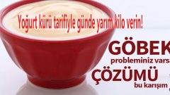Yoğurt kürü tarifiyle günde yarım kilo verin!