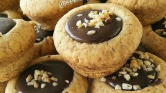 Çikolata Dolgulu Fındıklı Kurabiye