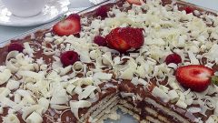 Çikolatalı Bisküvili Pasta