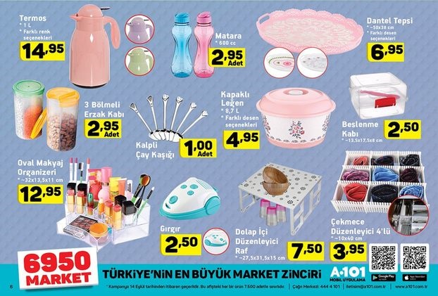 A101 14 Eylül 2017 Aktüel Ürünler Kataloğu