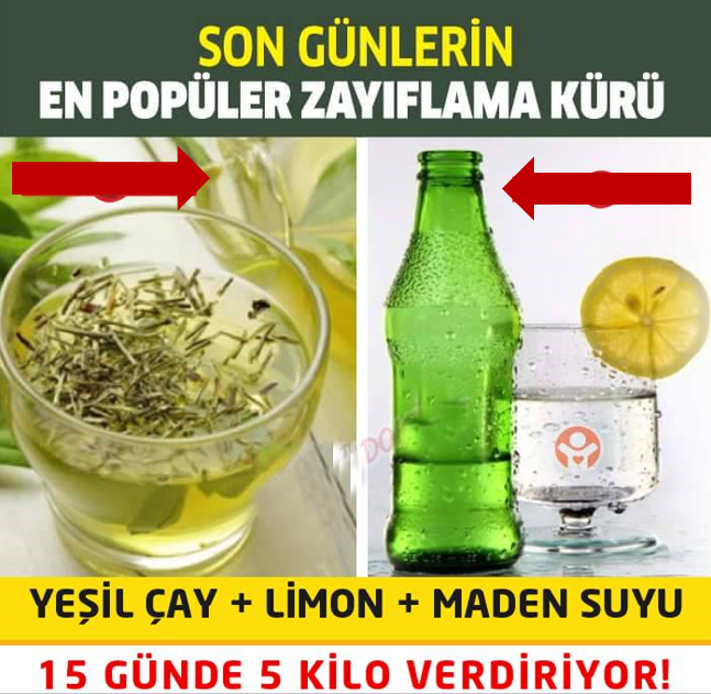 Soda, Limon ve Yeşil Çay İle Zayıflama Kürü