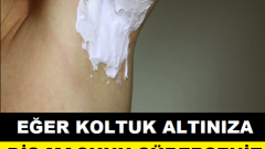 Eğer Koltuk Altınıza Diş Macunu Sürerseniz…