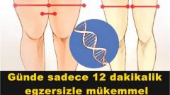 Günde sadece 12 dakikalik egzersizle mükemmel bacaklara sahip olun!!