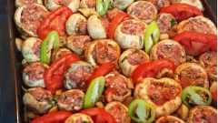 Fırında Mantarlı Köfte