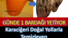 Günde bir bardak, karaciğeri temizliyor
