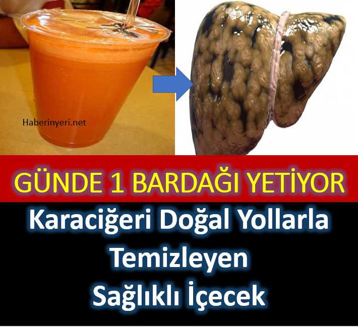 Günde bir bardak, karaciğeri temizliyor