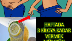 Ayda 9 Kilo Verdiren Mucizevi Yağ Yakan İçecek