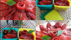 Kış İçin Dondurucuya Közlenmiş Biber