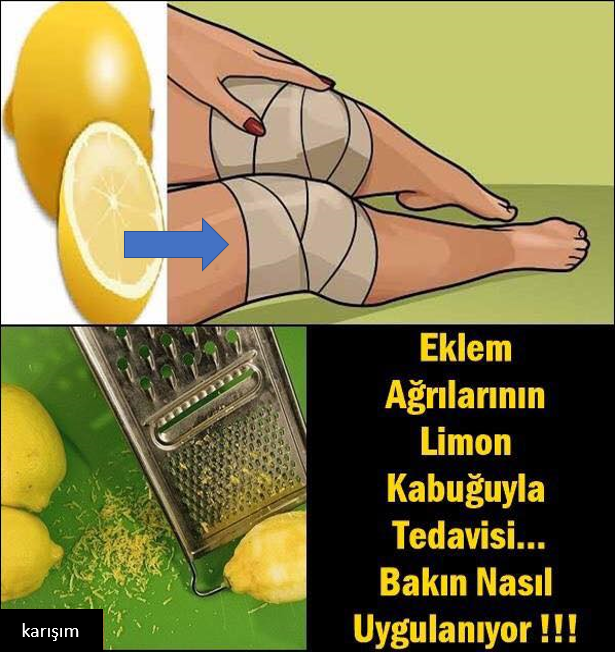 Eklem ağrılarının limon kabuğuyla tedavisi
