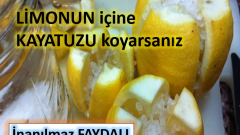 Limonun üzerine tuz serpmenin faydaları