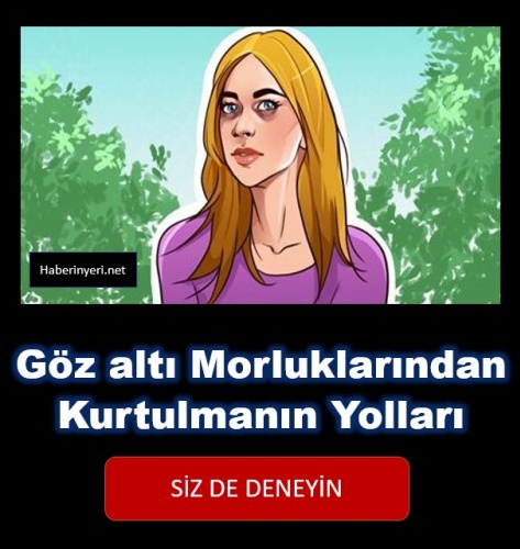 Gözaltı morluklarından kurtulmanın kolay yolları