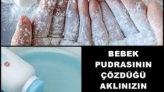 BEBEK PUDRASININ ÇÖZDÜĞÜ AKLINIZIN UCUNA BİLE GELMEYECEK SORUNLAR…
