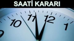 Danıştay’dan flaş yaz saati kararı! Kaynak: Danıştay’dan flaş yaz saati kararı!