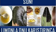 Saçınızın Beyazlamasına Son..!Limonla Onu Karıstırınca Bakın Hemen Nasıl Yok Oluyor..!
