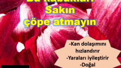 Soğan kabuklarını atmayın