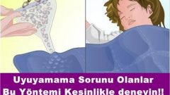Uyuyamama Sorunu Olanlar Bu Mucizevi Yöntemi Denemeli