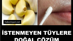 İstenmeyen tüylere doğal çözüm