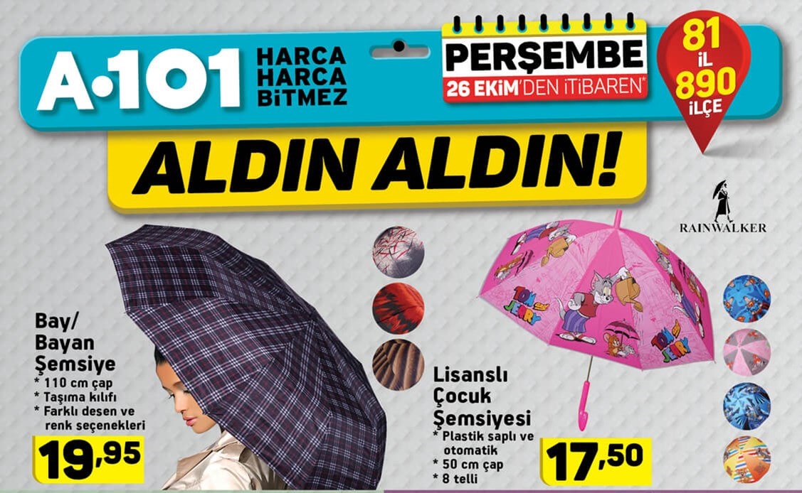 A101 Market 26 Ekim 2017 Aktüel Fırsat Ürünleri