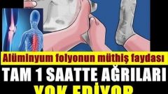Alüminyum Folyonun Ağrılarınızı Geçirdiğini Tahmin Bile Edemezdiniz