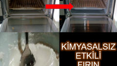 Kimyasal Madde Kullanmadan Fırın Temizlemek