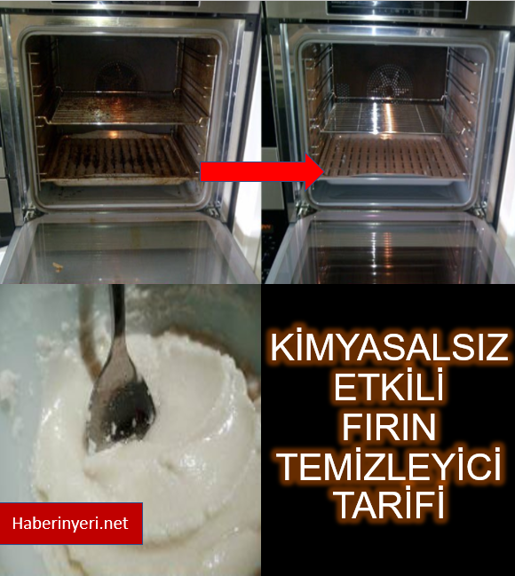 Kimyasal Madde Kullanmadan Fırın Temizlemek