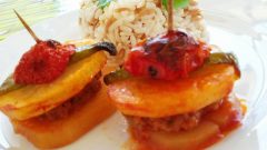 Fırında Köfteli Patates Oturtma