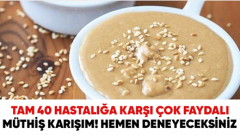 Müthiş karışım! Tam 40 hastalığa karşı çok faydalı