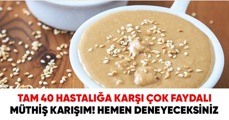 Müthiş karışım! Tam 40 hastalığa karşı çok faydalı