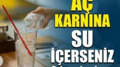 Boş mideyle 4 bardak su içince bakın neler oluyor