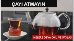 Demlikteki Çayı Atmayın Bir Çok Faydası Var Biliyor musunuz