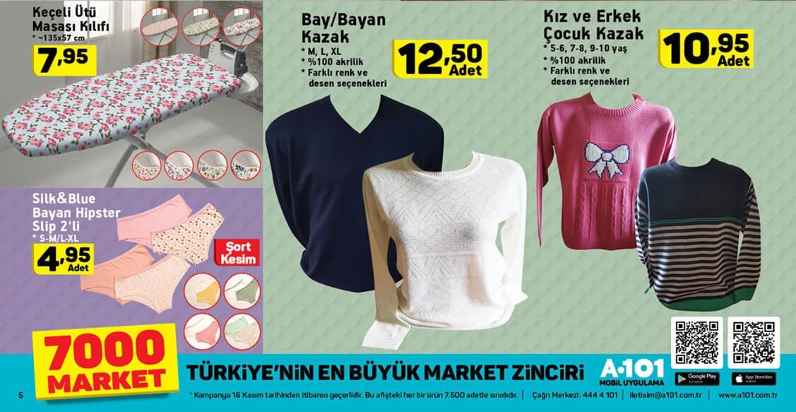 A101 Market 16 - 20 Kasım 2017 Aktüel Fırsat Ürünleri Kataloğu