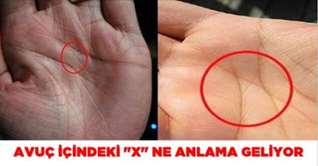 Avuç içindeki x ne anlama geliyor