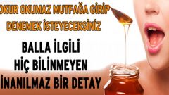 Ballı suyun inanılmaz faydaları